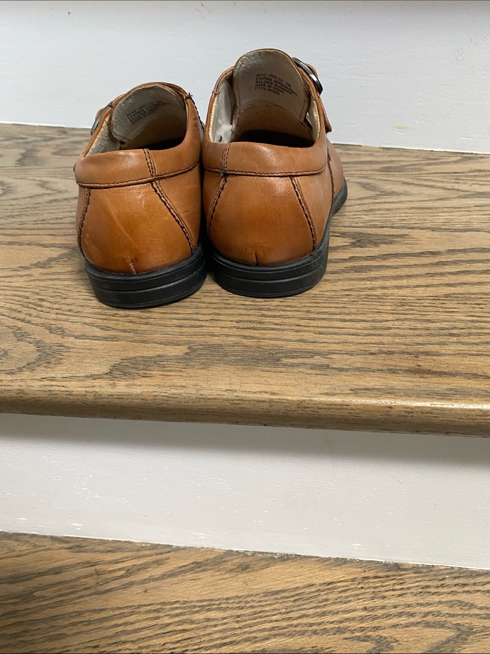 Florsheim boys Leather Single Monk Strap dress shoes - Picture 4 of 8